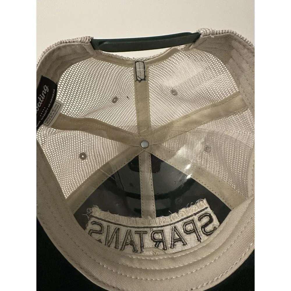 Captivating Michigan State Spartans Mesh Trucker Hat Adjustable Snapback NEW